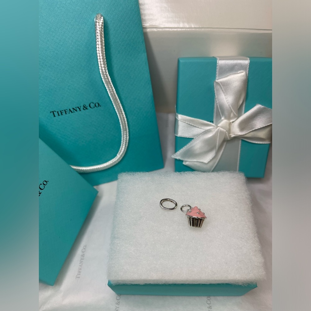 Tiffany & Co Pink Cupcake Charm